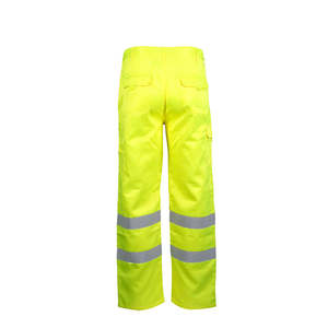Pantalones reflectantes de seguridad con protección de alta visibilidad, pantalones reflectantes ligeros de trabajo de algodón y poliéster - Product Image 3