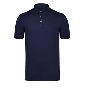 Polo de golf léger haut de gamme pour hommes OEM en tricot à manches courtes extensible dans les 4 sens à séchage rapide logo personnalisé pas cher en gros - Product Image 4