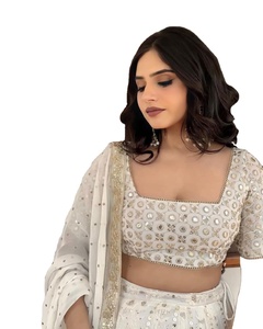 Lehenga choli georgette ลำดับหนัก lehenga choli คอลเลกชันเครื่องแต่งกายของบุคคล - Product Image 1