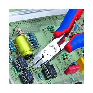 Cortador Diagonal Electrónico Knipex con Bordes de Corte de Carburo, Acabado Pulido Espejo, Empuñaduras Multicomponente, Tijeras y Cizallas - Product Image 2