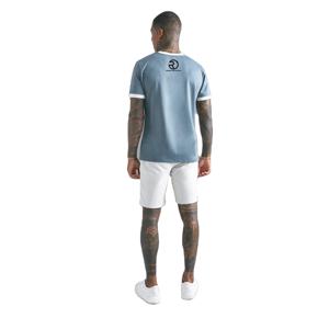 Ensemble d'été deux pièces à manches courtes sublimé pour hommes OEM personnalisé ensemble t-shirt et short en coton pour hommes - Product Image 2