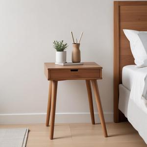 โต๊ะข้างเตียงทำจากไม้ธรรมชาติทันสมัยสำหรับห้องนั่งเล่นโต๊ะกาแฟทำจากอินเดีย - Product Image 6