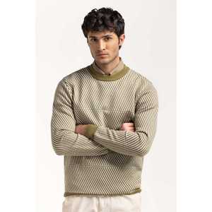 Pull à col rond pour homme 100% coton, respirant, motif imprimé, logo, lettres, manches courtes - MN-SWT-WS24-035 - Product Image 6