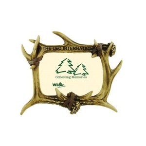 Cadre photo en bois naturel de forme unique avec finition rouge Cadre photo décoratif de luxe de style fantaisie moderne pour l'accent de la maison - Product Image 2