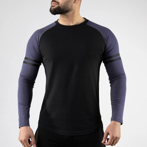 Custom Logo <b>Men</b> Full Sleeve <b>Henley</b> T Shirt Wholesale Casual Long Sleeve Cotton <b>Top</b> OEM ODM Clothing Supplier Full Sleeve T-shirt - Product Image 4
