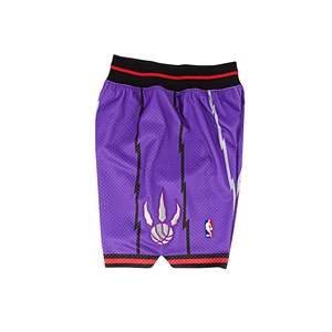   Pantalones Cortos de Baloncesto Auténticos de los Toronto Raptors para Hombre, 100% Poliéster, Color Morado - Product Image 2