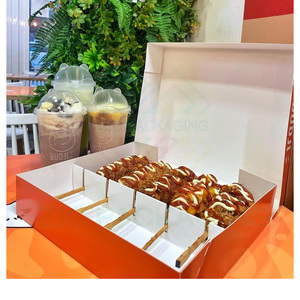 Caja de comida <span class=keywords><strong>para</strong></span> llevar desechable personalizada <span class=keywords><strong>para</strong></span> hot dogs coreanos, con inserto, <span class=keywords><strong>para</strong></span> comida rápida - Product Image 5