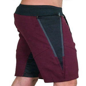 Custom Printed Logo High Street <b>Men's</b> Double Layer Mid Waist Knitted Cotton <b>Fleece</b> <b>Shorts</b> Premium Quality Vintage Streetwear - Product Image 2