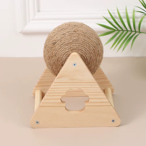 Grattoir Animaux Nouveau Design Meilleure Vente Grattoir En Bois Arbre À Chat Meubles Haute Qualité En Bois Bois Durable TAIMARSWOOD - Product Image 2