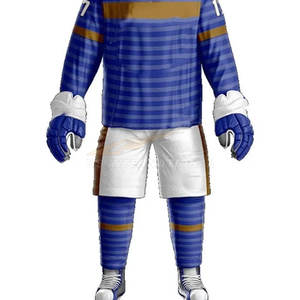 Uniforme de hockey sobre hielo personalizado de nuevo diseño, Jersey deportivo profesional al por mayor, ropa de entrenamiento, sublimación directa de fábrica - Product Image 6
