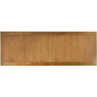 Table à manger rectangulaire extensible, table à dîner en bois extensible pour les réunions de famille
