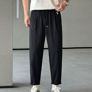 Pantalones Vaqueros Rectos Personalizados para Hombre, Pantalones Holgados Negros de Talla Grande, Pantalones Casuales Deportivos Holgados - Product Image 3