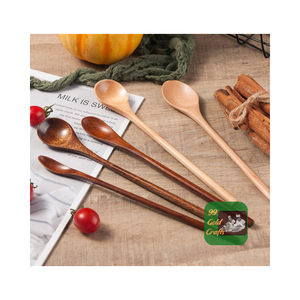 NATURAL <b>WOODEN</b> <b>SPOON</b> ECO FRIENDLY HANDMADE KITCHEN TOOL PERFECT FOR <b>COOKING</b> AND FOOD MIXING - Product Image 2