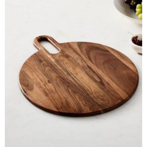 Planche à découper en bois de forme carrée avec poignée pour la cuisine Planche à découper en bois de légumes à bon prix - Product Image 3
