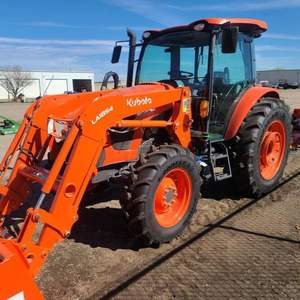 Utilizado para tractores agrícolas de ruedas KUBOTA 4x4 70HP-130HP automático con engranaje de bomba y motor listo para enviar - Product Image 1