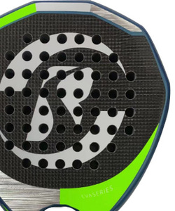 Raqueta de Pádel de Fibra de Carbono de 18K - Marco Aerodinámico de 22 mm con Superficie Rugosa y Diseño de Orificios Inteligentes, MOQ Bajo - Product Image 4