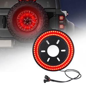 Luz de Freno Trasera LED para Llanta de Repuesto, Tercera Luz de Freno LED, Anillo de Luz LED para Llanta para <span class=keywords><strong>Ford</strong></span> <span class=keywords><strong>Bronc</strong></span> 2021 2022 2023 - Product Image 1