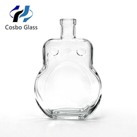 Bouteille en verre en forme de gourde de 750 ml avec bouchon en liège, idéale pour le café froid, les jus de fruits et les liqueurs de fruits