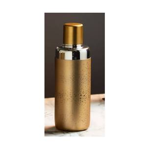 Coctelera de acero inoxidable de 500ml de capacidad de fábrica directa, chapado en cobre martillado - Product Image 2