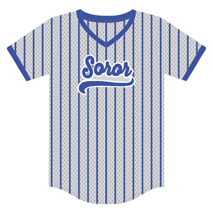 Jersey de Béisbol Heather Grey Zeta Phi Beta Soror, Inspirado en los Fundadores de 1920, Ropa Premium para Mujeres de la Hermandad Griega - Product Image 5