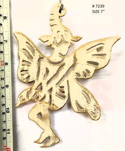 Ornement suspendu en forme de cerf double face Accessoire de décoration d'arbre de Noël métallique pour usage domestique - Product Image 5