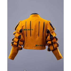 Calidad Oem mosquetero lana doblete chaqueta hecha a mano renacentista inspirado hombres traje renacentista doblete chaqueta - Product Image 3