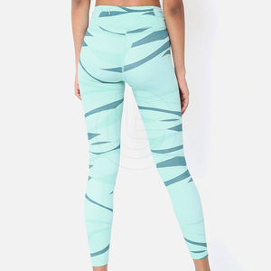 Yoga Gym Wear Mujeres Levantamiento de pesas Leggings Deportes 100% Algodón Compresión Medias sin costuras Mujer mejor venta Mujer - Product Image 3