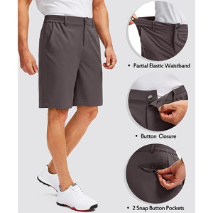 Pantalones cortos de golf transpirables personalizados para hombres con impresión de logotipo OEM Deportes activos y eventos de equipo Ropa esencial - Product Image 6