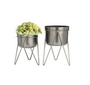 Macetas y macetas decorativas para sala de estar, macetas de Metal clásicas Vintage de alta calidad, decoración moderna para interiores y exteriores - Product Image 3
