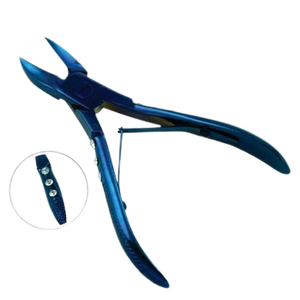Meilleur coupe-ongles robuste coupe-ongles arc-en-ciel enduit de titane pour une utilisation en salon CES 1253 - Product Image 3