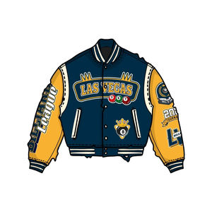 Vente chaude Blouson aviateur en satin personnalisé pour hommes et femmes Design sublimé Polyester Winter Varsity Jacket État neuf - Product Image 6