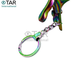 Llavero de Espéculo Médico de Titanio Multicolor, Mini Llavero con Espéculo Recubierto de Titanio, Instrumentos Médicos para Doctores y Enfermeras - Product Image 5