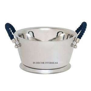 ถังแช่เครื่องดื่มถังแช่ขวดไวน์และเบียร์ดีไซน์สวยเงาโลหะเคลือบเงา - Product Image 5