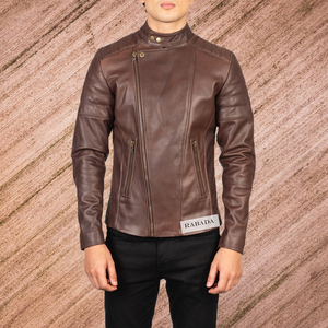 Última moda chaqueta de cuero diseño personalizado chaqueta de cuero diferente color original de los hombres chaqueta de cuero de oveja para la temporada de invierno - Product Image 4