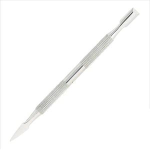 Double Ended Stainless Steel Cuticle Pushers <b>Nail</b> <b>Polish</b> Remover and Spoon Tool for Manicure Pedicure Wholesale - Product Image 1