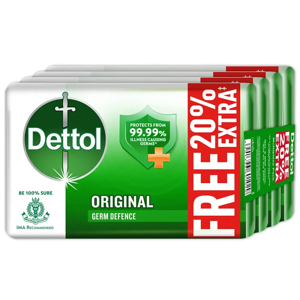 สบู่ Dettol ขนาด75กรัมและ125กรัมสบู่ของแท้ช่วยให้ผิวเย็นและบำรุงผิว