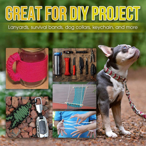 Cordon tactique en polyester 550 Paracord Type III 7 brins 4 mm 98 pieds pour le camping, la survie, la réparation d'équipement et le bricolage - Product Image 3