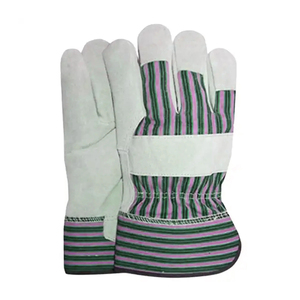 Nuevo OEM con bajo MOQ Guantes de trabajo de cuero de seguridad resistentes a impactos Guantes de mano de construcción resistentes al corte Guantes anticorte - Product Image 4