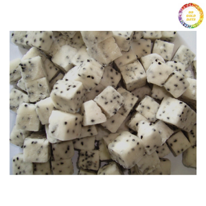 Morceaux en dés de fruits du dragon rouge congelés du Vietnam idéaux pour les jus, les desserts glacés et la transformation des aliments - Product Image 1