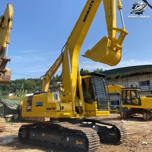 Excavatrice sur chenilles Komatsu PC200 d'occasion, 20 tonnes, godet de 1 m³, marque japonaise d'origine, grande excavatrice de construction, faible nombre d'heures, certifiée CE - Product Image 2