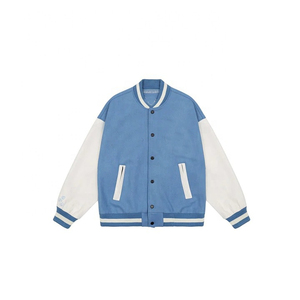 Winter <b>Long</b> Sleeve Baseball <b>jacket</b> Customized logo <b>Jacket</b> for <b>Men</b> Private Label CollegeBaseballjacket for <b>men</b> DDP Shipping - Product Image 1