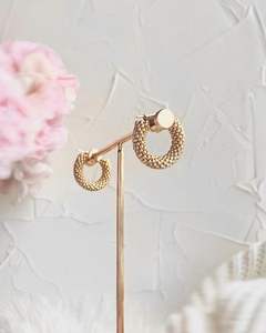 Pendientes de cuentas bohemias con flecos en cascada Andy de diseño turquesa, regalo de joyería único - Product Image 1