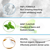 Coque naturelle, élimine les taches sur les dents, hygiène buccale, nettoyage, poudre de blanchiment des dents, avec Logo privé
