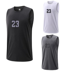 Chaleco de baloncesto 23, camiseta sin mangas para hombre, de secado rápido, deportiva, para correr, fitness, jogging, entrenamiento, baloncesto, camiseta sin mangas - Product Image 1