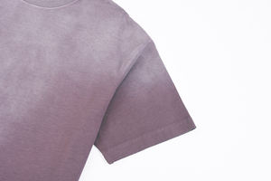 Camisetas de lavado ácido Camiseta con logotipo personalizado Camiseta 100% algodón Camiseta pesada 220gsm Camiseta de gran tamaño para hombres - Product Image 4