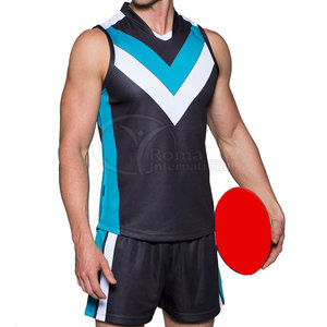 Conjunto de Camiseta y Pantalones Cortos Deportivos de Fútbol Personalizados, Sublimados, de Alta Calidad, para Equipos AFL - Product Image 2