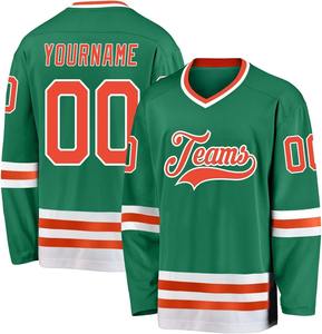Wholesale Custom Unisex Ice <b>Hockey</b> Uniform Sets New Design Sublimation Jerseys Logo OEM Sportswear 100% Polyester Quick Dry - Product Image 1