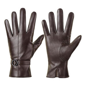 Nouveauté Gants de sécurité en cuir durables anti-rides avec logo personnalisé pour le cyclisme et les activités de plein air Respirant Écologique - Product Image 4