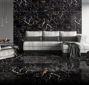 Portoro Noir 600x1200mm Carreaux de sol et de mur en porcelaine polie résistante à l'acide India Factory - Product Image 6