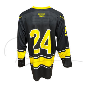 Diseña Tu Propia Camiseta de Hockey sobre Hielo Sublimada Personalizada - Camisetas Transpirables de Secado Rápido 100% Poliéster con Colores y Logotipo Personalizados - Product Image 4